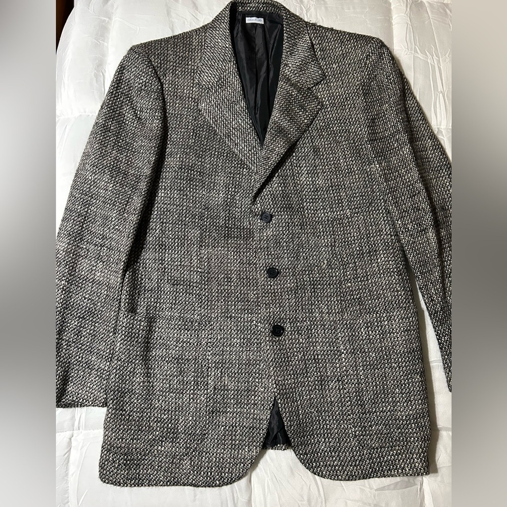 Brioni Roman Style Wool Silk Blazer Sport Coat Textured